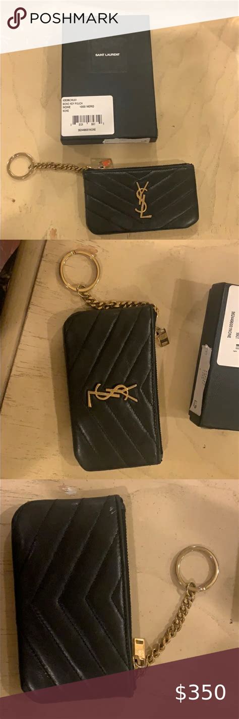 ysl key chain wallet